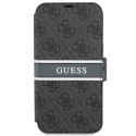 Guess Guess GUBKP13S4GDGR iPhone 13 mini 5,4" szary/grey book 4G Stripe