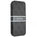 Guess Guess GUBKP13S4GDGR iPhone 13 mini 5,4" szary/grey book 4G Stripe