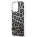 Guess Guess GUHCP13LHSLEOK iPhone 13 Pro / 13 6,1" szary/grey hardcase Leopard