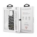 Guess Guess GUHCP13LHSLEOK iPhone 13 Pro / 13 6,1" szary/grey hardcase Leopard