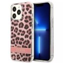Guess Guess GUHCP13LHSLEOP iPhone 13 Pro / 13 6,1" różowy/pink hardcase Leopard