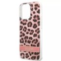 Guess Guess GUHCP13LHSLEOP iPhone 13 Pro / 13 6,1" różowy/pink hardcase Leopard