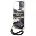 Guess Guess GUHCP13LKCABBK iPhone 13 Pro / 13 6,1" czarny/black hardcase Camo Strap Collection