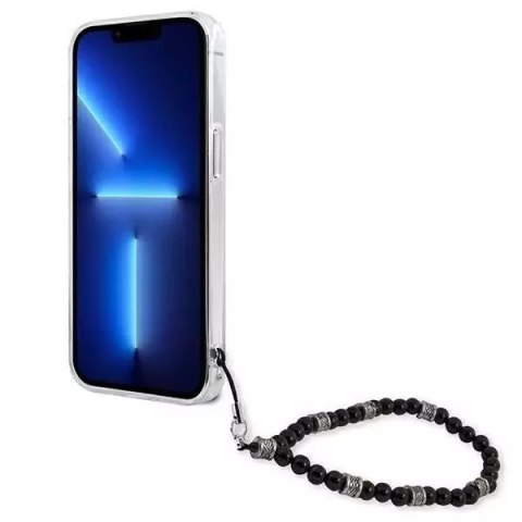 Guess Guess GUHCP13LKPSBK iPhone 13 Pro / 13 6,1" Transparent hardcase Black Pearl Guess Guess GUHCP13LKPSBK iPhone 13 Pro / 13 6,1" Transparent hardcase Black Pearl