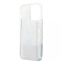 Guess Guess GUHCP13LLFLSN iPhone 13 Pro / 13 6,1" zielony/green hardcase Flower Liquid Glitter