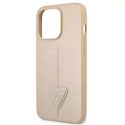 Guess Guess GUHCP13LPSATLE iPhone 13 Pro / 13 6,1" beżowy/beige hardcase SaffianoTriangle Logo
