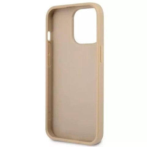 Guess Guess GUHCP13LPSATLE iPhone 13 Pro / 13 6,1" beżowy/beige hardcase SaffianoTriangle Logo Guess Guess GUHCP13LPSATLE iPhone 13 Pro / 13 6,1" beżowy/beige hardcase SaffianoTriangle Logo