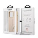 Guess Guess GUHCP13LPSATLE iPhone 13 Pro / 13 6,1" beżowy/beige hardcase SaffianoTriangle Logo