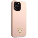 Guess Guess GUHCP13LSLTGP iPhone 13 Pro / 13 6,1" różowy/pink hardcase Silicone Triangle