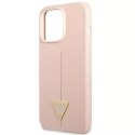Guess Guess GUHCP13LSLTGP iPhone 13 Pro / 13 6,1" różowy/pink hardcase Silicone Triangle