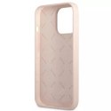 Guess Guess GUHCP13LSLTGP iPhone 13 Pro / 13 6,1" różowy/pink hardcase Silicone Triangle