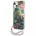 Guess Guess GUHCP13MHFLSB iPhone 13 6,1" niebieski/blue hardcase Flower Strap