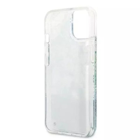 Guess Guess GUHCP13MLFLSN iPhone 13 6,1" zielony/green hardcase Flower Liquid Glitter Guess Guess GUHCP13MLFLSN iPhone 13 6,1" zielony/green hardcase Flower Liquid Glitter