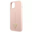 Guess Guess GUHCP13MSLTGP iPhone 13 6,1" różowy/pink hardcase Silicone Triangle