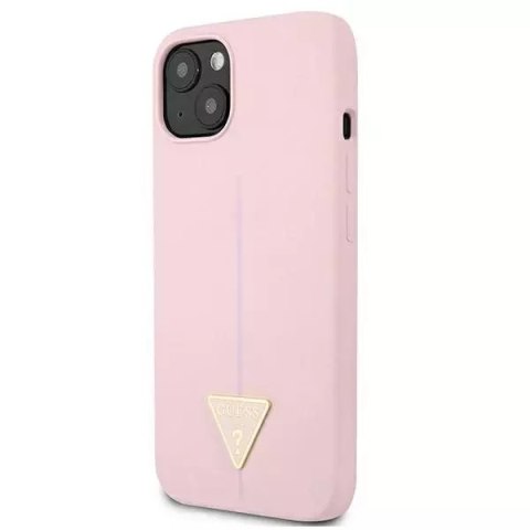 Guess Guess GUHCP13MSLTGU iPhone 13 6,1" fioletowy/purple hardcase Silicone Triangle Guess Guess GUHCP13MSLTGU iPhone 13 6,1" fioletowy/purple hardcase Silicone Triangle