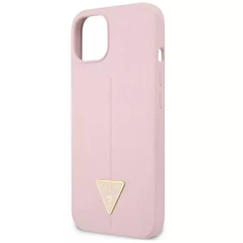 Guess Guess GUHCP13MSLTGU iPhone 13 6,1" fioletowy/purple hardcase Silicone Triangle Guess Guess GUHCP13MSLTGU iPhone 13 6,1" fioletowy/purple hardcase Silicone Triangle