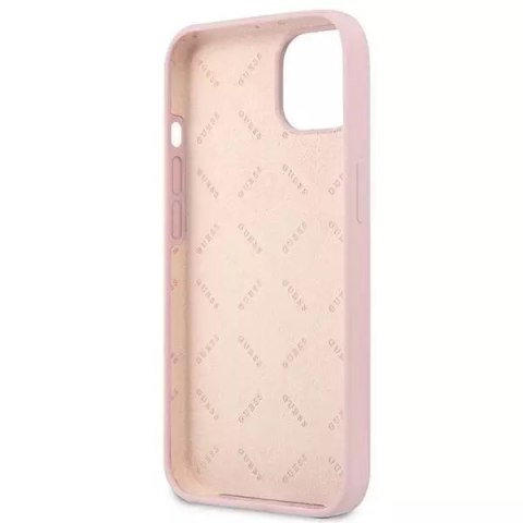 Guess Guess GUHCP13MSLTGU iPhone 13 6,1" fioletowy/purple hardcase Silicone Triangle Guess Guess GUHCP13MSLTGU iPhone 13 6,1" fioletowy/purple hardcase Silicone Triangle