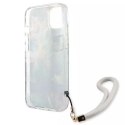 Guess Guess GUHCP13SHFLSB iPhone 13 mini 5,4" niebieski/blue hardcase Flower Strap