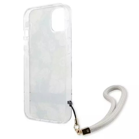 Guess Guess GUHCP13SHFLSN iPhone 13 mini 5,4" zielony/green hardcase Flower Strap Guess Guess GUHCP13SHFLSN iPhone 13 mini 5,4" zielony/green hardcase Flower Strap