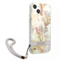 Guess Guess GUHCP13SHFLSU iPhone 13 mini 5,4" fioletowy/purple hardcase Flower Strap