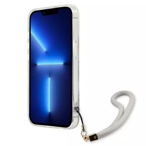 Guess Guess GUHCP13SHFLSU iPhone 13 mini 5,4" fioletowy/purple hardcase Flower Strap Guess Guess GUHCP13SHFLSU iPhone 13 mini 5,4" fioletowy/purple hardcase Flower Strap