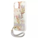 Guess Guess GUHCP13SHFLSU iPhone 13 mini 5,4" fioletowy/purple hardcase Flower Strap