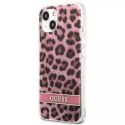 Guess Guess GUHCP13SHSLEOP iPhone 13 mini 5,4" różowy/pink hardcase Leopard