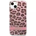 Guess Guess GUHCP13SHSLEOP iPhone 13 mini 5,4" różowy/pink hardcase Leopard
