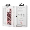 Guess Guess GUHCP13SHSLEOP iPhone 13 mini 5,4" różowy/pink hardcase Leopard