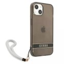 Guess Guess GUHCP13SHTSGSK iPhone 13 mini 5,4" czarny/black hardcase Translucent Stap