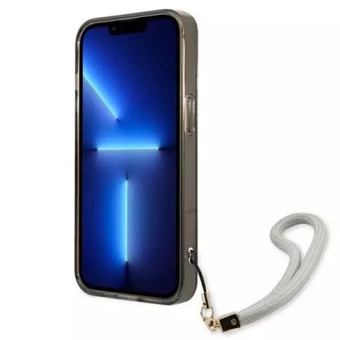 Guess Guess GUHCP13SHTSGSK iPhone 13 mini 5,4" czarny/black hardcase Translucent Stap Guess Guess GUHCP13SHTSGSK iPhone 13 mini 5,4" czarny/black hardcase Translucent Stap