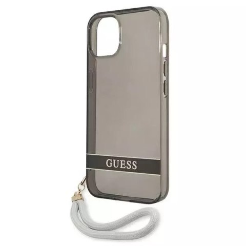 Guess Guess GUHCP13SHTSGSK iPhone 13 mini 5,4" czarny/black hardcase Translucent Stap Guess Guess GUHCP13SHTSGSK iPhone 13 mini 5,4" czarny/black hardcase Translucent Stap