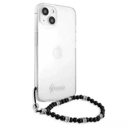 Guess Guess GUHCP13SKPSBK iPhone 13 mini 5,4" Transparent hardcase Black Pearl Guess Guess GUHCP13SKPSBK iPhone 13 mini 5,4" Transparent hardcase Black Pearl