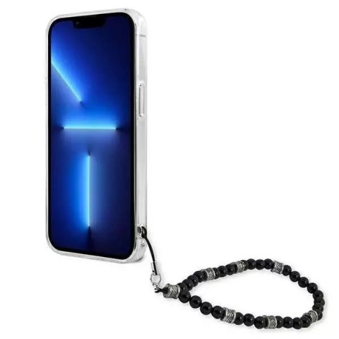Guess Guess GUHCP13SKPSBK iPhone 13 mini 5,4" Transparent hardcase Black Pearl Guess Guess GUHCP13SKPSBK iPhone 13 mini 5,4" Transparent hardcase Black Pearl