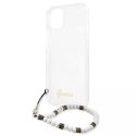 Guess Guess GUHCP13SKPSWH iPhone 13 mini 5,4" Transparent hardcase White Pearl