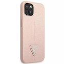 Guess Guess GUHCP13SPSATLP iPhone 13 mini 5,4" różowy/pink hardcase SaffianoTriangle Logo