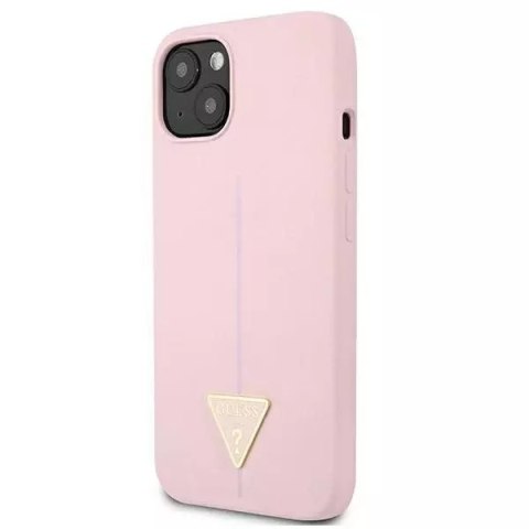 Guess Guess GUHCP13SSLTGU iPhone 13 mini 5,4" fioletowy/purple hardcase Silicone Triangle Guess Guess GUHCP13SSLTGU iPhone 13 mini 5,4" fioletowy/purple hardcase Silicone Triangle