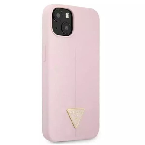 Guess Guess GUHCP13SSLTGU iPhone 13 mini 5,4" fioletowy/purple hardcase Silicone Triangle Guess Guess GUHCP13SSLTGU iPhone 13 mini 5,4" fioletowy/purple hardcase Silicone Triangle