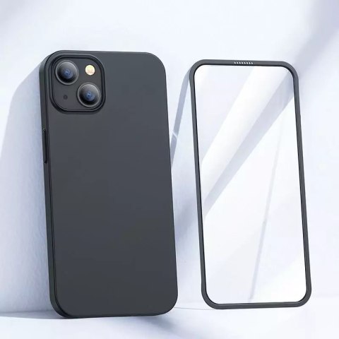 Joyroom Joyroom 360 Full Case etui pokrowiec do iPhone 13 obudowa na tył i przód + szkło hartowane czarny (JR-BP927 black) Joyroom Joyroom 360 Full Case etui pokrowiec do iPhone 13 obudowa na tył i przód + szkło hartowane czarny (JR-BP927 black)