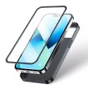 Joyroom Joyroom 360 Full Case etui pokrowiec do iPhone 13 obudowa na tył i przód + szkło hartowane czarny (JR-BP927 black)