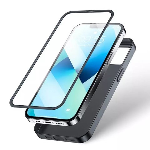 Joyroom Joyroom 360 Full Case etui pokrowiec do iPhone 13 obudowa na tył i przód + szkło hartowane czarny (JR-BP927 black) Joyroom Joyroom 360 Full Case etui pokrowiec do iPhone 13 obudowa na tył i przód + szkło hartowane czarny (JR-BP927 black)