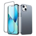 Joyroom Joyroom 360 Full Case etui pokrowiec do iPhone 13 obudowa na tył i przód + szkło hartowane szary (JR-BP927 tarnish)