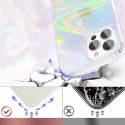 Kingxbar Kingxbar Shell Series luksusowe eleganckie etui na iPhone 13 Pro perłowy-miętowy