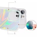 Kingxbar Kingxbar Shell Series luksusowe eleganckie etui na iPhone 13 Pro perłowy-niebieski