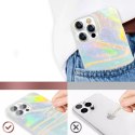 Kingxbar Kingxbar Shell Series luksusowe eleganckie etui na iPhone 13 Pro perłowy-niebieski