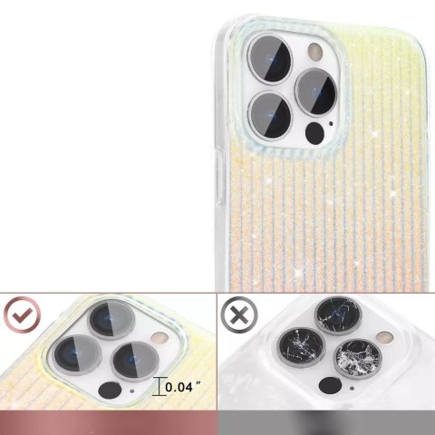 Kingxbar Kingxbar Travel Series luksusowe eleganckie etui na iPhone 13 Pro niebiesko-pomarańczowy (Clouds) Kingxbar Kingxbar Travel Series luksusowe eleganckie etui na iPhone 13 Pro niebiesko-pomarańczowy (Clouds)