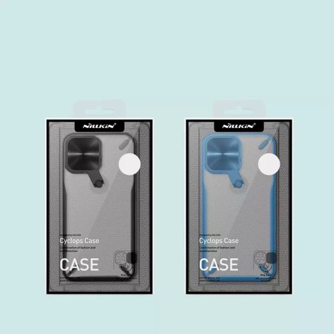 Nillkin Nillkin Cyclops Case wytrzymałe etui z osłoną na aparat i składaną podstawką iPhone 13 Pro Max niebieski Nillkin Nillkin Cyclops Case wytrzymałe etui z osłoną na aparat i składaną podstawką iPhone 13 Pro Max niebieski