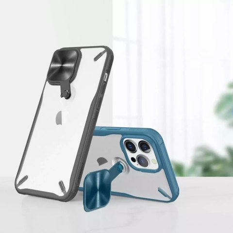 Nillkin Nillkin Cyclops Case wytrzymałe etui z osłoną na aparat i składaną podstawką iPhone 13 Pro Max niebieski Nillkin Nillkin Cyclops Case wytrzymałe etui z osłoną na aparat i składaną podstawką iPhone 13 Pro Max niebieski