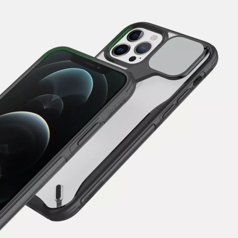 Nillkin Nillkin Cyclops Case wytrzymałe etui z osłoną na aparat i składaną podstawką iPhone 13 Pro czarny Nillkin Nillkin Cyclops Case wytrzymałe etui z osłoną na aparat i składaną podstawką iPhone 13 Pro czarny