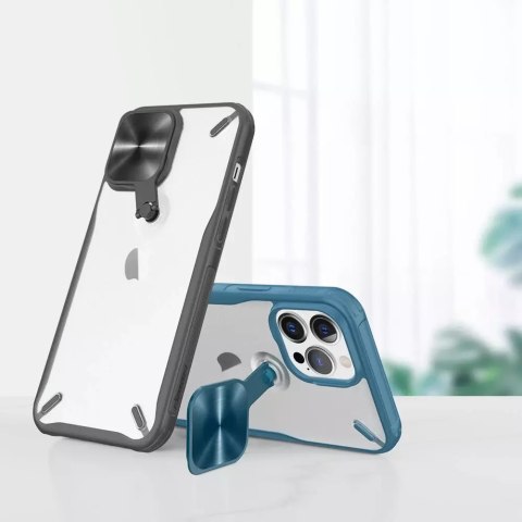 Nillkin Nillkin Cyclops Case wytrzymałe etui z osłoną na aparat i składaną podstawką iPhone 13 Pro niebieski Nillkin Nillkin Cyclops Case wytrzymałe etui z osłoną na aparat i składaną podstawką iPhone 13 Pro niebieski